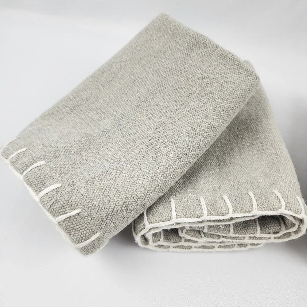 4 Fennco Styles Celena Collection Contemporary 100% Cotton Cloth Napkin India‎